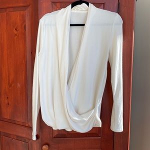 MTS sweater, whiteish/creamish, size medium, good condition